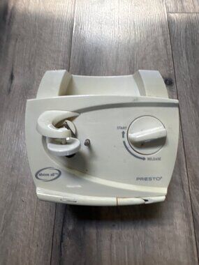 Presto Above All Electric Can Opener White Model 05642 Household Use Only 120 Vo